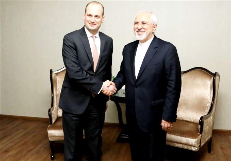 ظریف و وزیر خارجه گرجستان در باکو دیدار کردند
