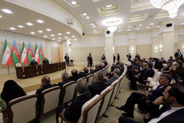 اظهارات روحانی پس از امضای اسناد همکاری ایران و آذربایجان