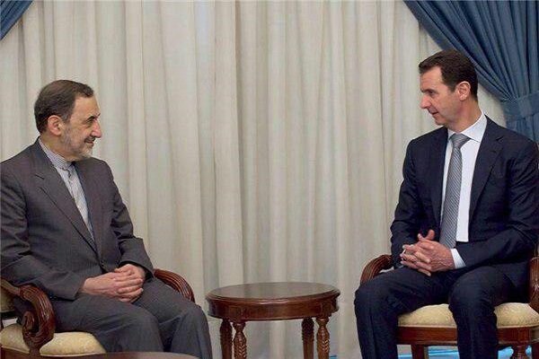 ولایتی با بشار اسد در دمشق دیدار کرد