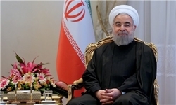 روحانی انتخاب مجدد الهام علی اف را تبریک گفت