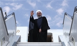 روحانی تبریز را به مقصد تهران ترک کرد