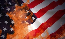 ۱۵۰ دانشگاه پرچم آمریکا و متن برجام را آتش زدند