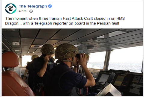 هشدار سپاه به کشتی‌های انگلیسی در تنگه هرمز +عکس