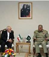 ملاقات ظریف با فرمانده ارتش پاکستان