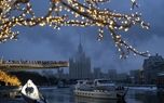 مسکو از پنجره زمستان +تصاویر