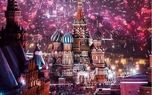 عکسی دیدنی از مسکو در شب کریسمس