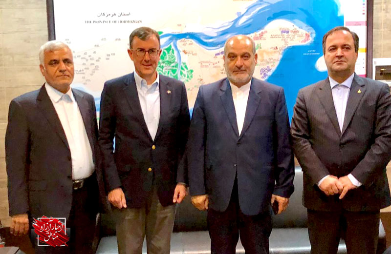 اولین نشست مشترک مدیرعامل سازمان منطقه آزاد قشم و سفیر استرالیا در تهران